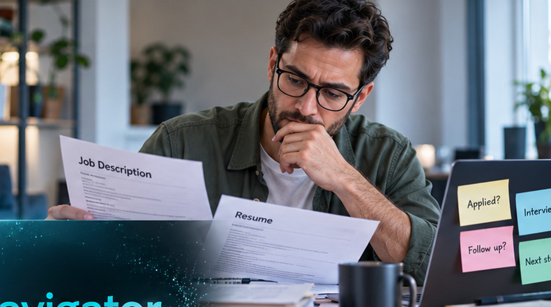 Professional reviewing competing job-search documents